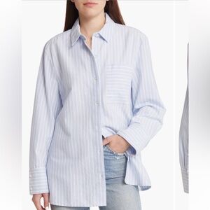 Treasure and Bond oversized striped shirt size L